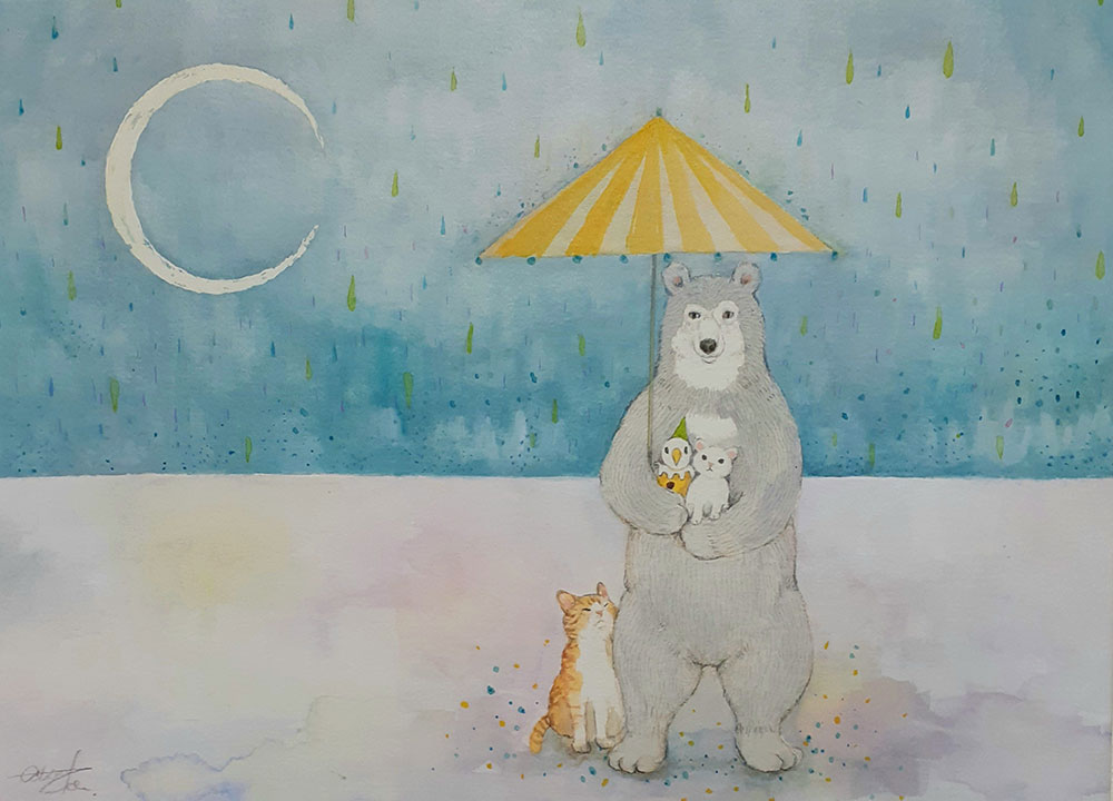 おおはら あつこ - 写真から絵画へ - オーダーメイドの絵画制作
